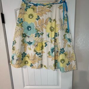 Vintage Floral Skirt - Multicolor